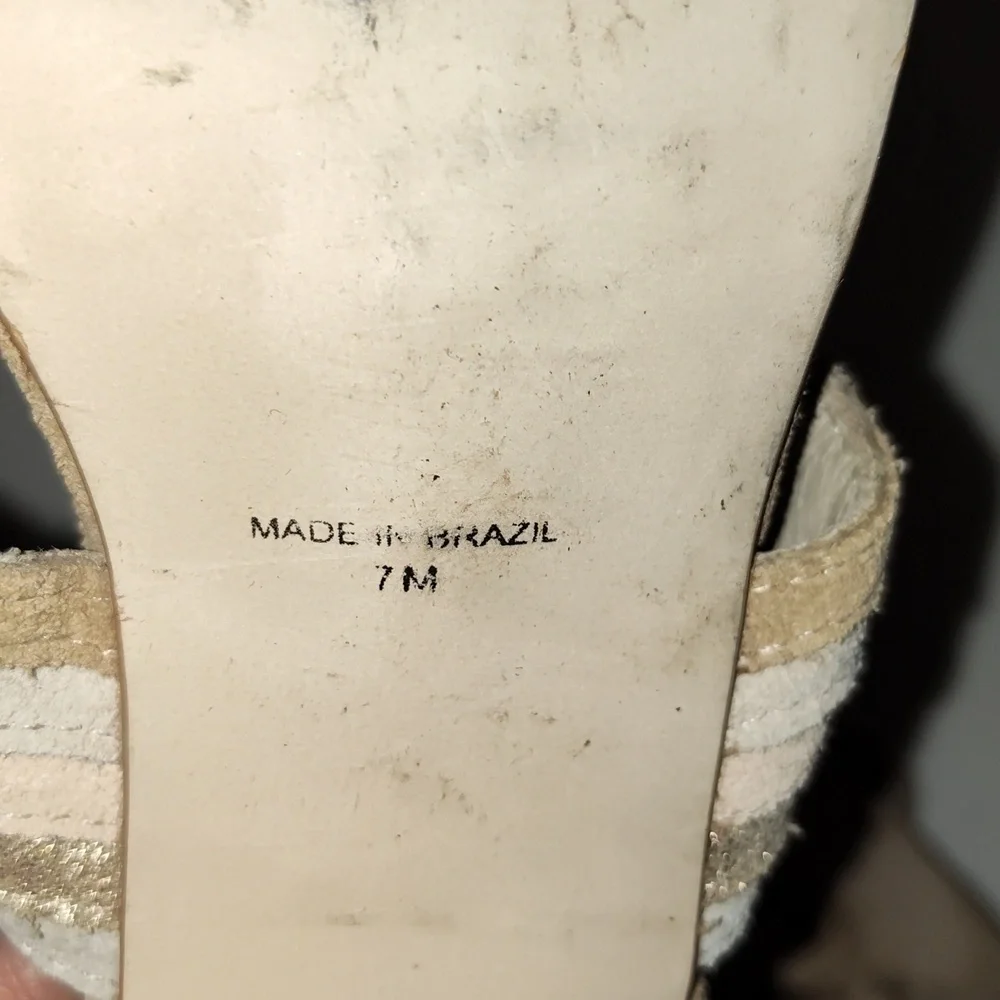 Matisse Bonita Open Toe Heeled Tan Sandal Size 7 Womens